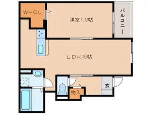 セレーノ【1階】の間取り
