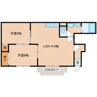 パルティーレ【1階】の間取り