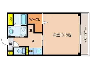 アイリスハイツ8号館【502号室】の間取り
