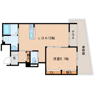 グランディール?【1階】の間取り