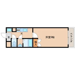 グランドビル竹ノ花【607号室】の間取り