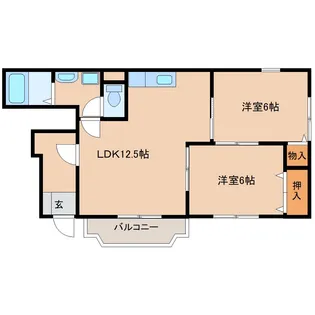 ロジュマンMTO【1階】の間取り