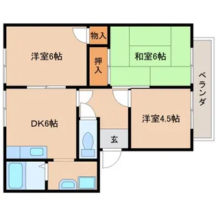 グランドゥール【1階】の間取り