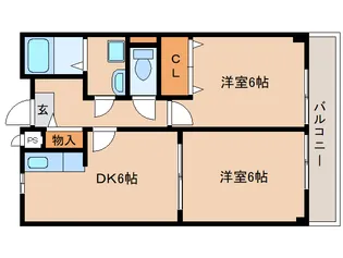 ソルレヴェンテ【2階】の間取り