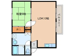 レジデンスボナールⅡ【2階】の間取り