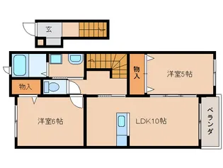 エスメラルダ【2階】の間取り