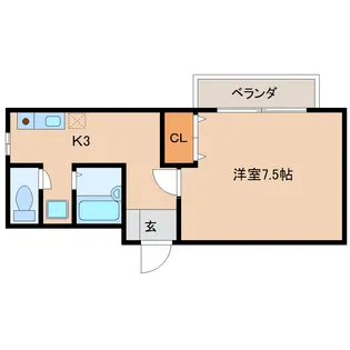 奈良県生駒市辻町【マンション】の間取り