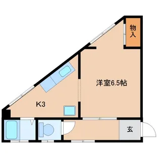 中嶋コーポ【2階】の間取り
