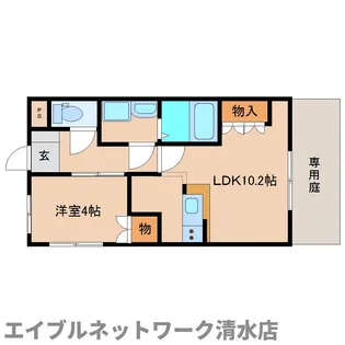 静岡県静岡市清水区永楽町【マンション】の間取り