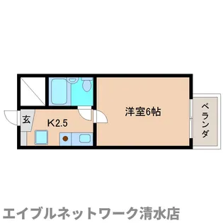 静岡県静岡市清水区江尻台町【マンション】の間取り