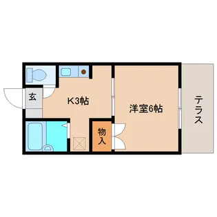 静岡県静岡市清水区追分2丁目【アパート】の間取り