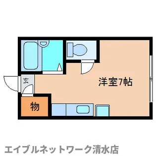 静岡県静岡市清水区折戸5丁目【マンション】の間取り