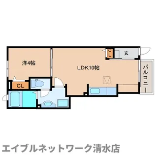 クリスタル・セレニティ【1階】の間取り