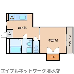 静岡県静岡市清水区天神1丁目【マンション】の間取り
