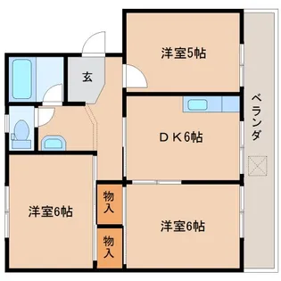 静岡県静岡市清水区天王東【マンション】の間取り