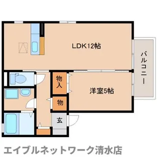 静岡県静岡市清水区船原2丁目【アパート】の間取り
