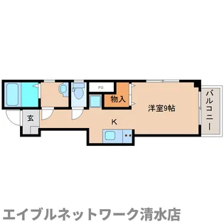 静岡県静岡市清水区本郷町【マンション】の間取り