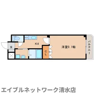 Mプロニティ【2階】の間取り