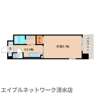 静岡県静岡市清水区三保【マンション】の間取り