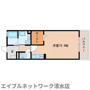 静岡県静岡市清水区三保【アパート】の間取り