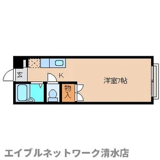静岡県静岡市清水区三保【アパート】の間取り