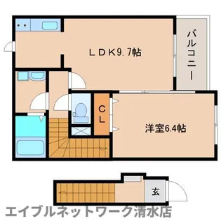 ルビコン・クワトロ【2階】の間取り