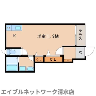 ルビコン・サンク【1階】の間取り