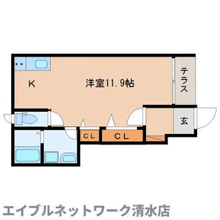 ルビコン・サンク【1階】の間取り