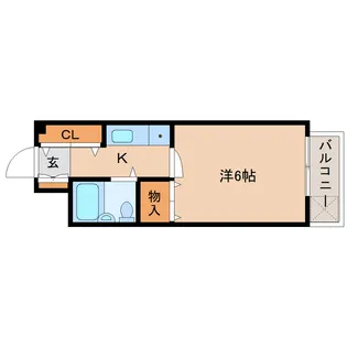 奈良県奈良市富雄北1丁目【マンション】の間取り