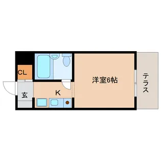 奈良県奈良市富雄北1丁目【マンション】の間取り