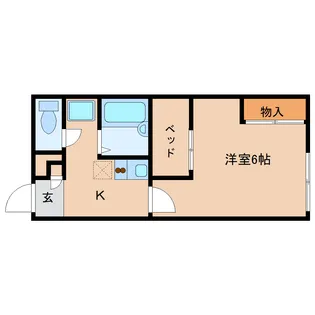 奈良県奈良市学園中2丁目【マンション】の間取り
