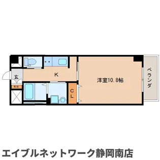 アトラース東静岡【2階】の間取り