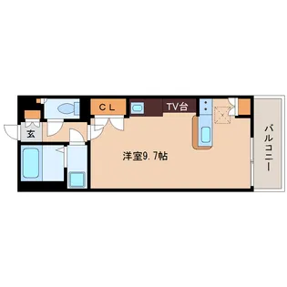 奈良県大和郡山市九条町【マンション】の間取り
