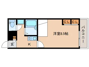 奈良県大和郡山市九条平野町【マンション】の間取り