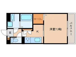 奈良県大和郡山市東岡町【アパート】の間取り