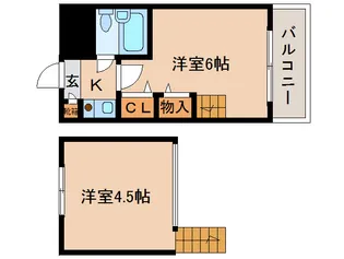 奈良県大和郡山市朝日町【マンション】の間取り