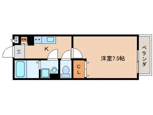 奈良県大和郡山市冠山町【アパート】の間取り