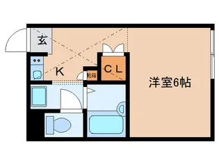 奈良県大和郡山市城南町【アパート】の間取り