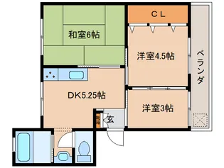 奈良県大和郡山市馬司町【マンション】の間取り