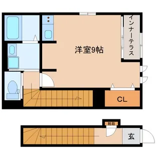 ボヌール(久度)【2階】の間取り