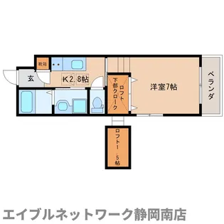 サマーブライト八幡【307号室】の間取り