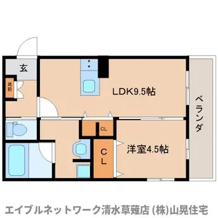 タイムラプス谷田【305号室】の間取り