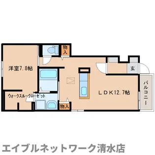 静岡県静岡市清水区三保松原町【アパート】の間取り