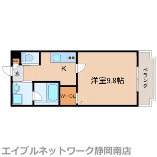 オラシオン稲川【5階】の間取り