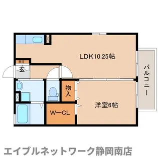 リューデスハイムⅡ【2階】の間取り