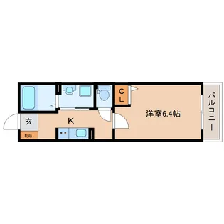 ラナ パート2【206号室】の間取り