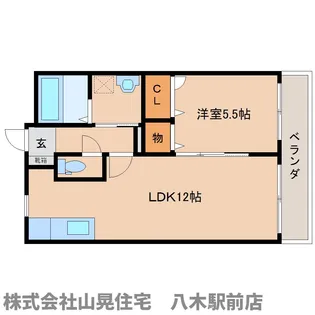 上東マンション【3階】の間取り