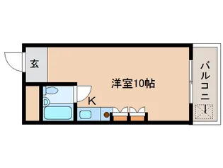 1Rの間取り画像