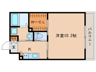 RAきたまち【2階】の間取り