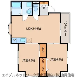 静岡県静岡市清水区御門台【マンション】の間取り
